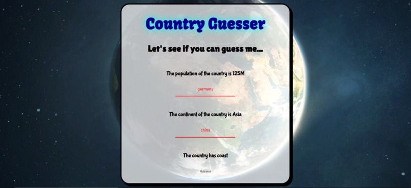 Country Guesser – screenshot 3