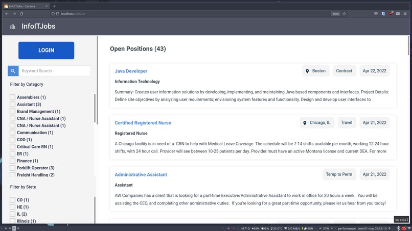 InfoITJobs – screenshot 1