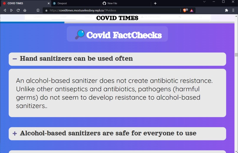 CovidTimes - HomePage for Covid Workers – screenshot 5