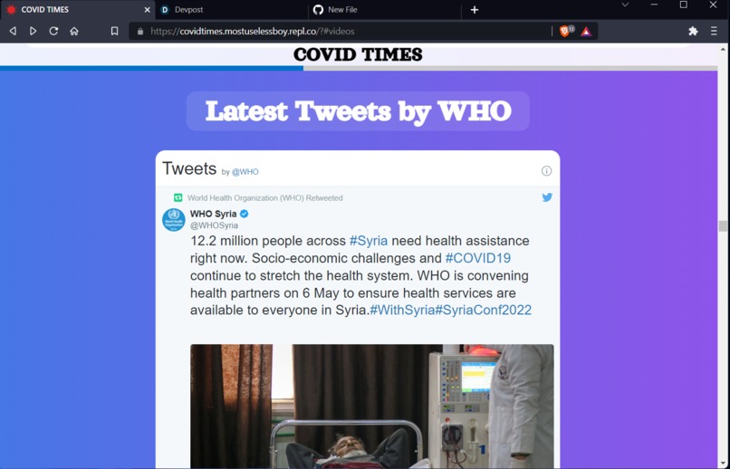 CovidTimes - HomePage for Covid Workers – screenshot 6
