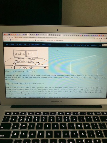 Ethics in cs design – screenshot 1
