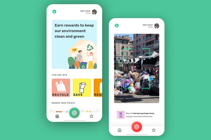 GARBY - report and earn – screenshot 1