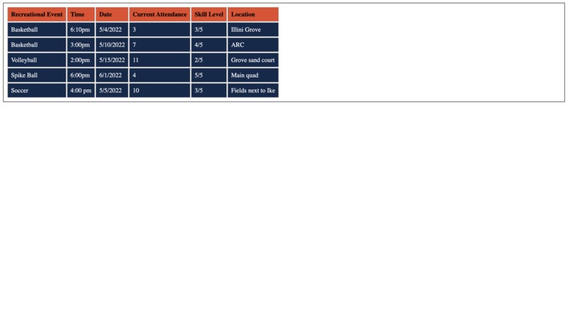 UIUC Sportsground – screenshot 2