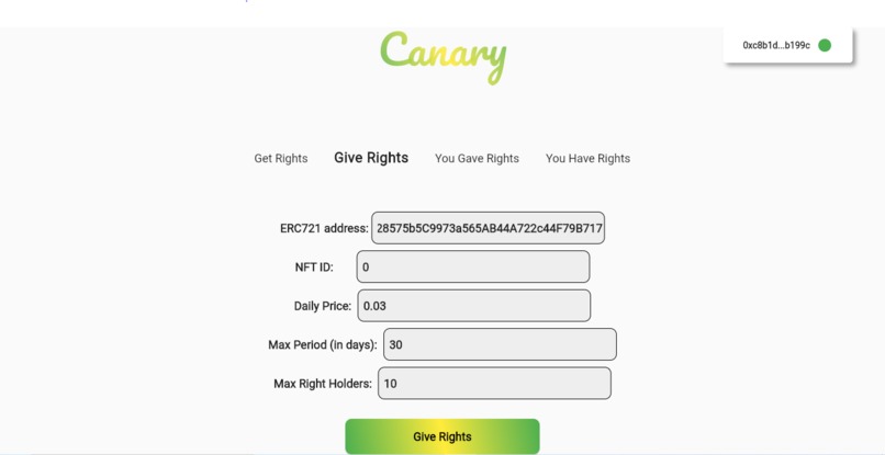 Canary – screenshot 2