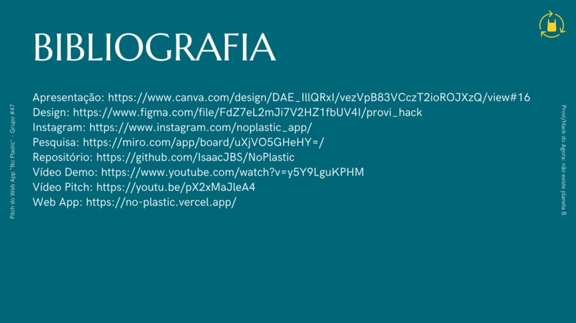 No Plastic #Equipe 47 – screenshot 3