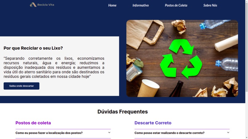 Recicla Vita - Equipe 40 – screenshot 1