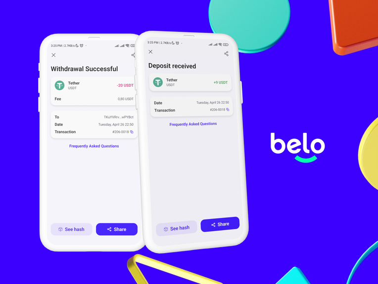  Belo App | Transaction Details Proposal – screenshot 1