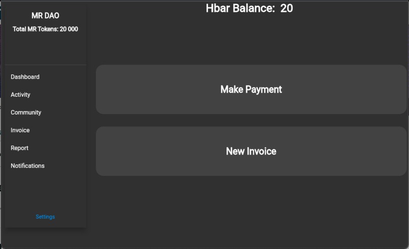 HrDAO – screenshot 1