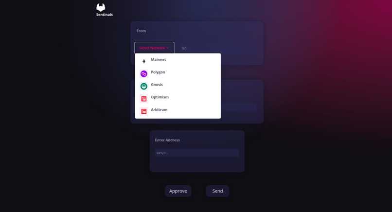 Cross-chain payments  – screenshot 2