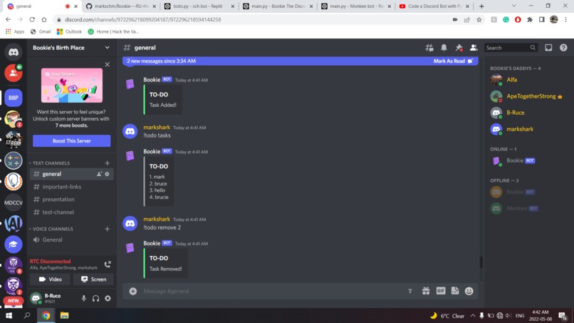 Bookie Bot – screenshot 1