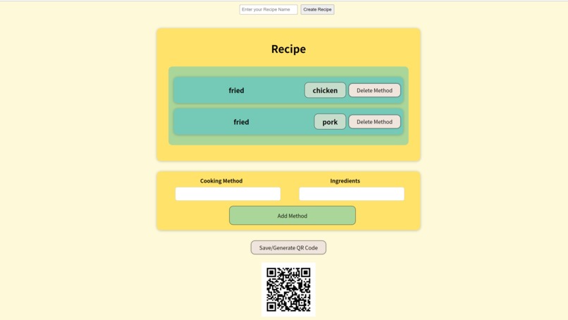 QRecipe – screenshot 1