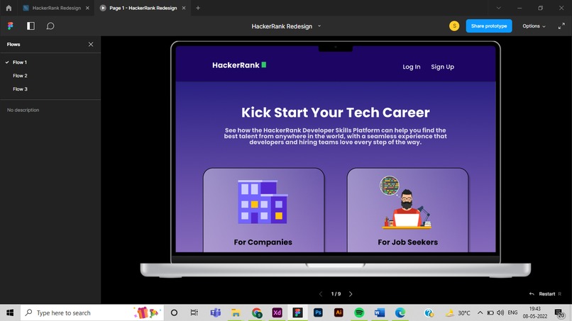 HackerRank Redesign – screenshot 1