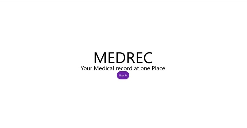 MedRec – screenshot 1