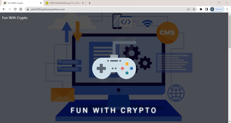 Fun with crypto – screenshot 1