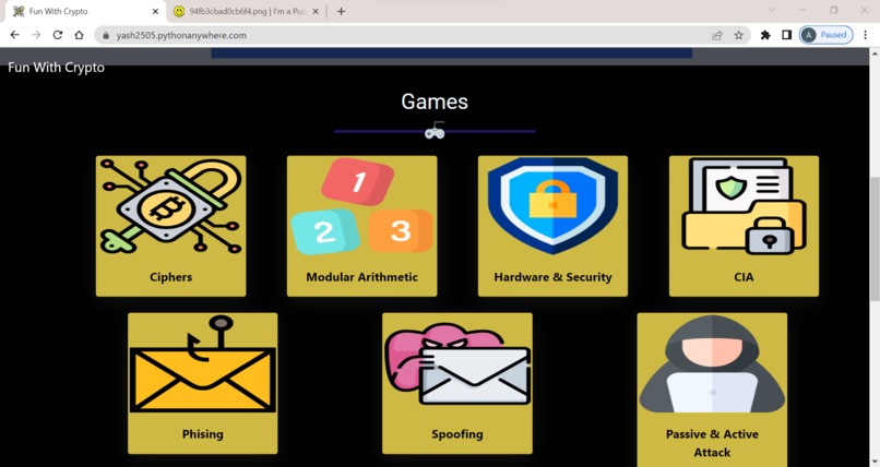 Fun with crypto – screenshot 2