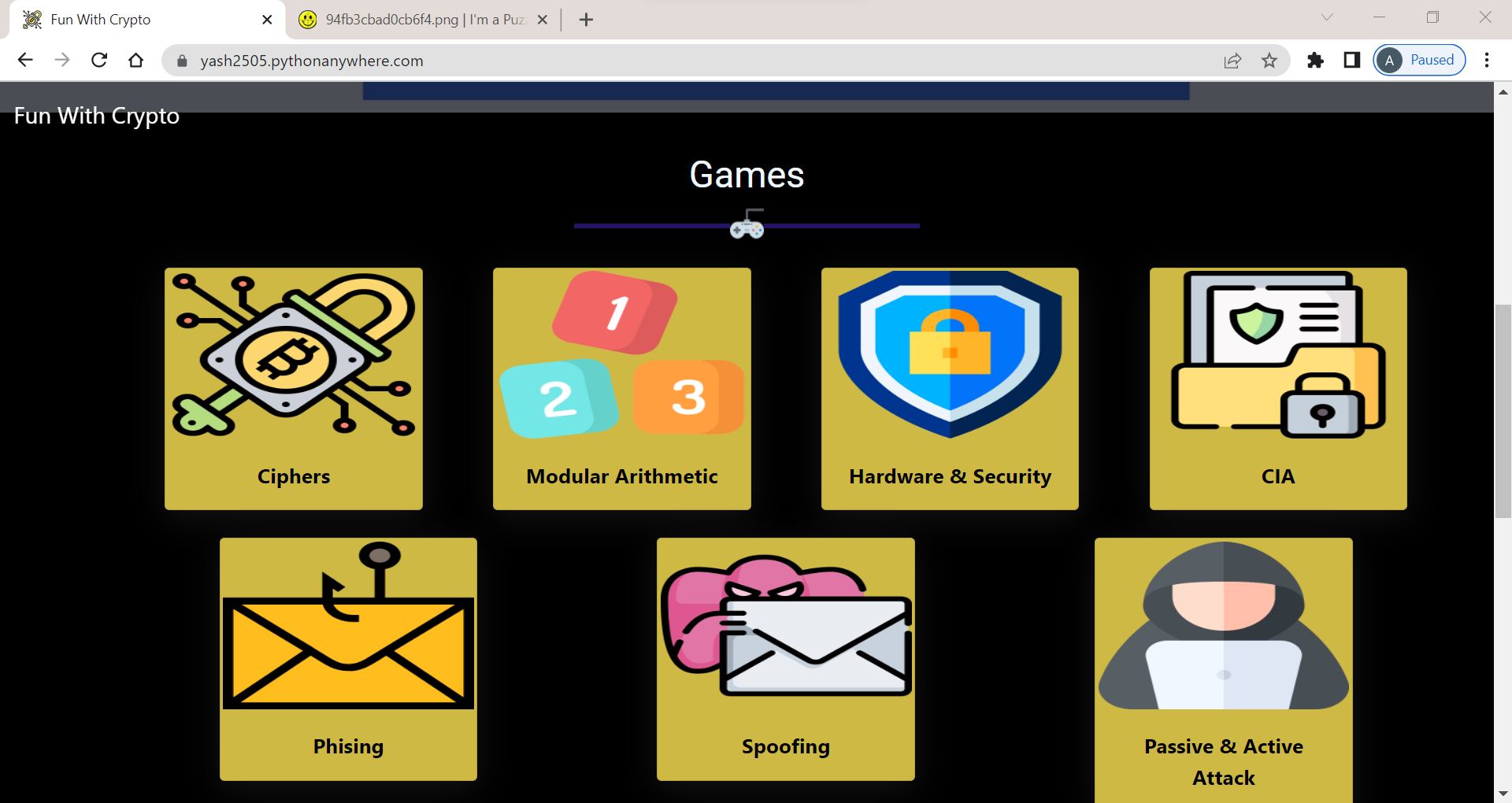 Fun with crypto | Devpost