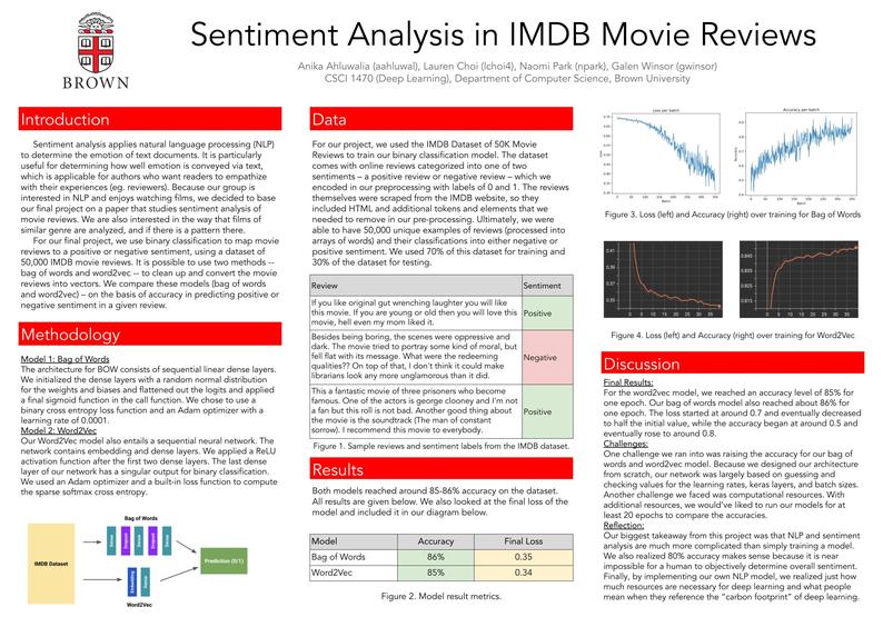 Analyzing Sentiment in IMDB Movie Reviews – screenshot 1
