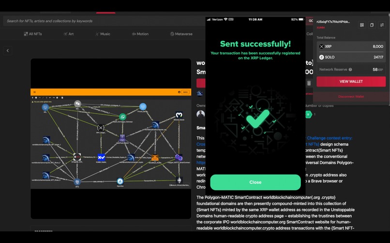  Multi-Blockchain XRPL MATIC-SOLO SmartContract{Smart NFTs} – screenshot 4