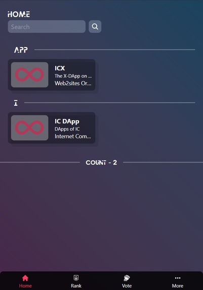 ICX – screenshot 1