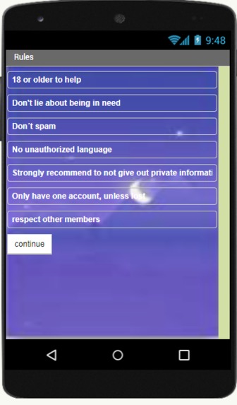 The Good Samaritan App – screenshot 1