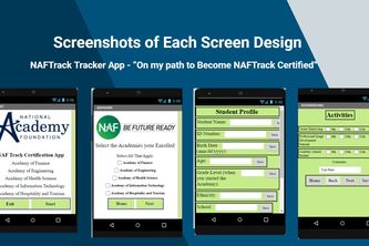 NAFTrack Tracker App-On my path to become NAFTrack Certified