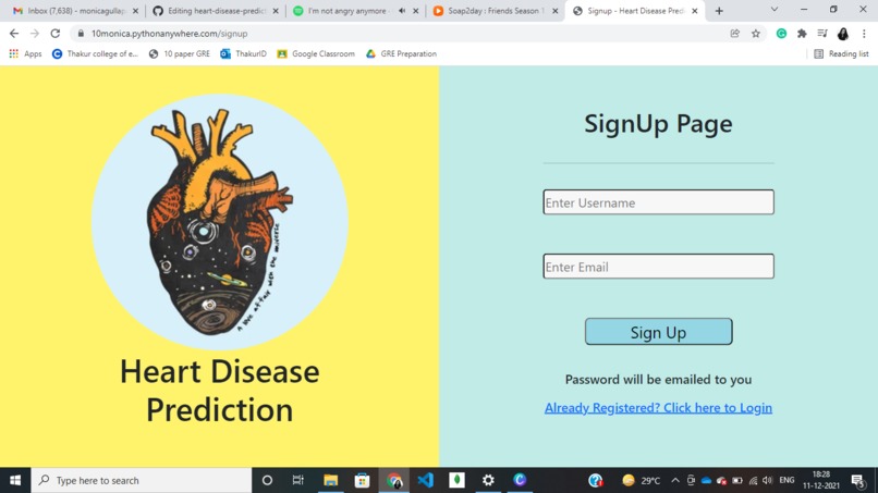 Heart Disease Prediction – screenshot 1