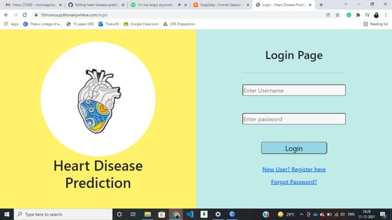 Heart Disease Prediction – screenshot 2