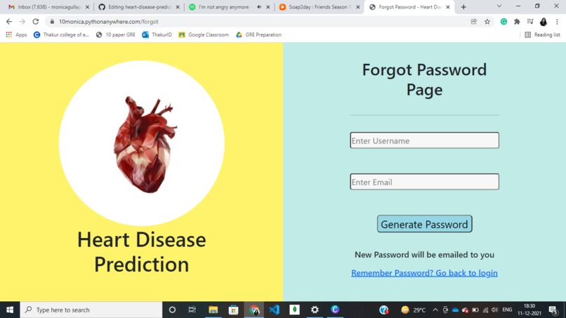 Heart Disease Prediction – screenshot 3