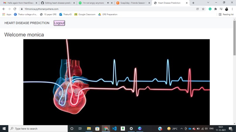 Heart Disease Prediction – screenshot 4