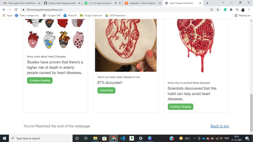 Heart Disease Prediction – screenshot 6