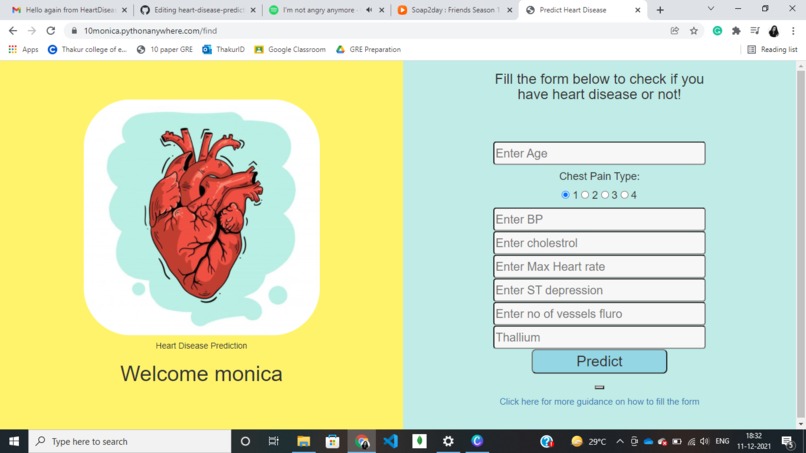 Heart Disease Prediction – screenshot 7