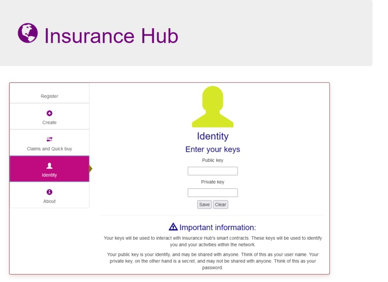 Hedera blockchain-based insurance claiming – screenshot 5