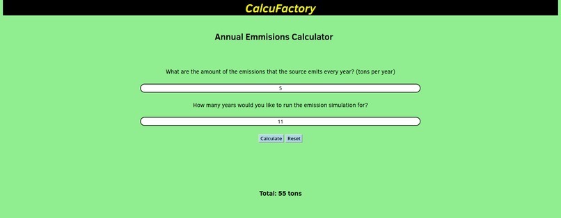 CalcFactory – screenshot 1