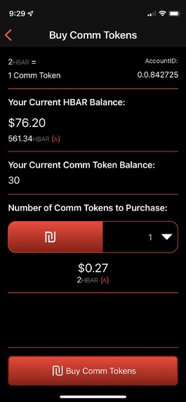 NFT Fan Club for Hedera: Aurora Project – screenshot 2