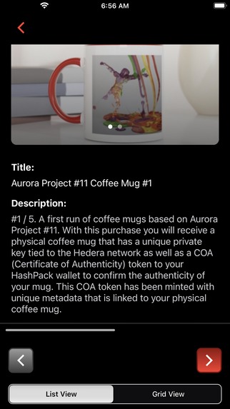 NFT Fan Club for Hedera: Aurora Project – screenshot 12