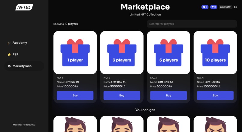 NFTBL | Your Own Football Team – screenshot 3