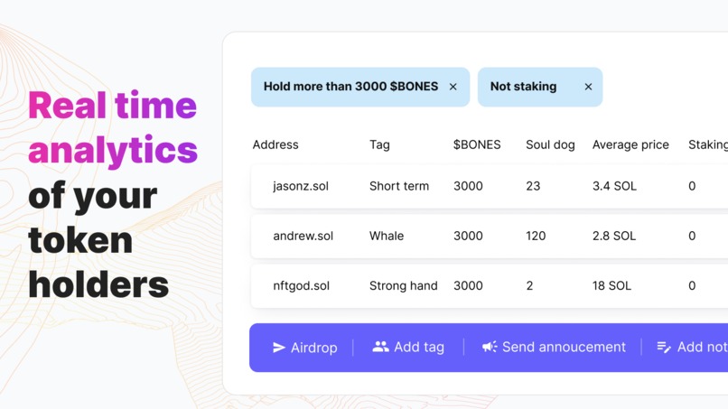 Qwestive CRM for NFTs, DAOs and Token Communities – screenshot 2
