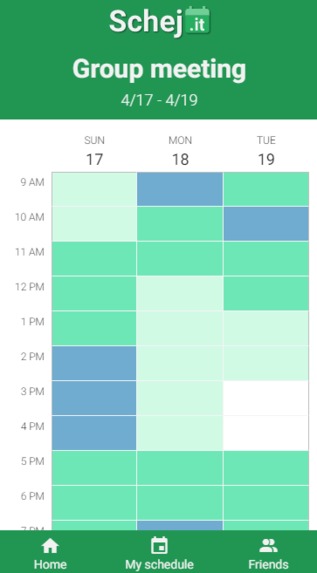 Schej.it – screenshot 3