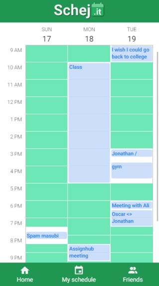 Schej.it – screenshot 4