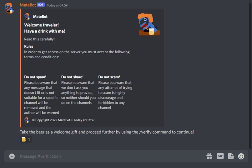 Security enhancing Discord bot using hashconnect for auth – screenshot 7