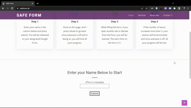 Safe Form – screenshot 2
