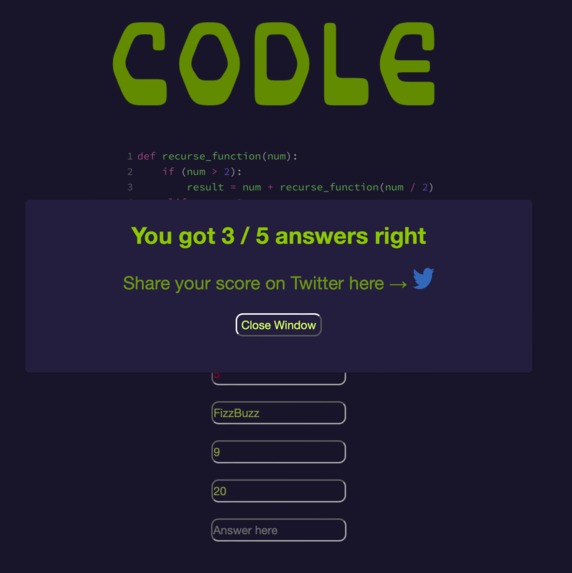 Codle – screenshot 4