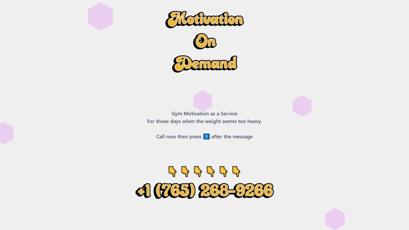 Motivation on Demand – screenshot 1