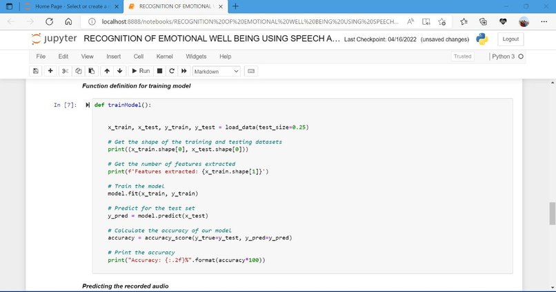 Speech emotion Recogntion – screenshot 2