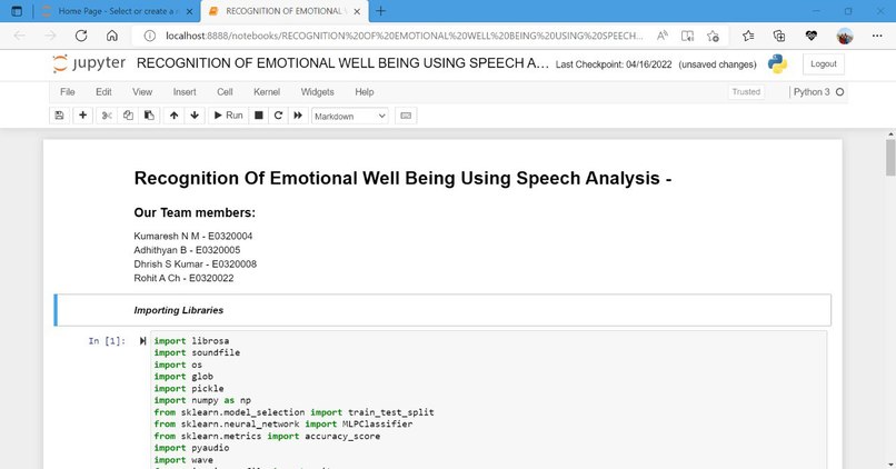 Speech emotion Recogntion – screenshot 3
