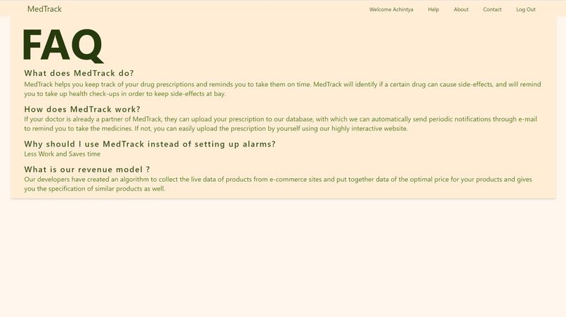 MedTrack – screenshot 2
