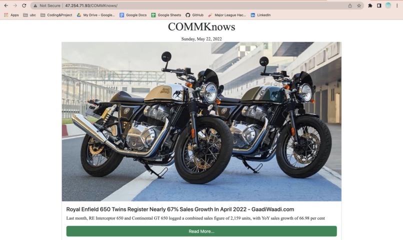 COMMKnows – screenshot 1