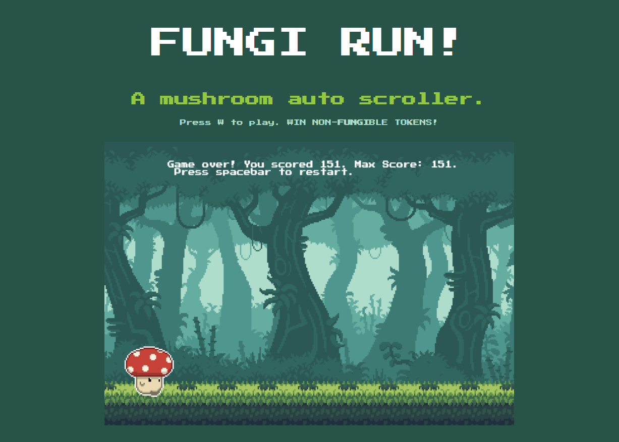 Fungi Run Devpost