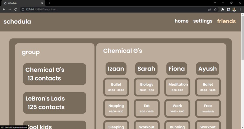 Schedula – screenshot 2