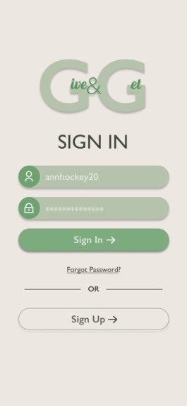 Give&Get – screenshot 1